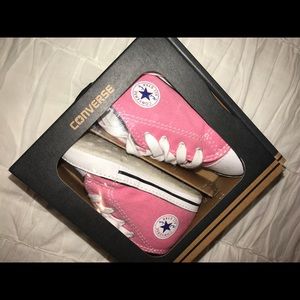 Pink Converse Crib Shoes